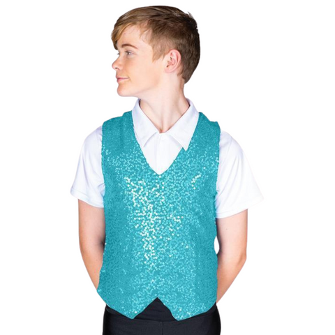 Dance Vest Sequin Child