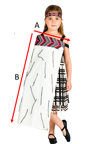 Kapa Haka Korowai Child Lg