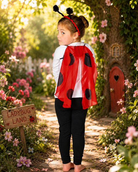 Ladybug Head & Wings Set Child