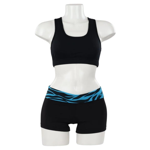Foldover Hotpants Zebra Child