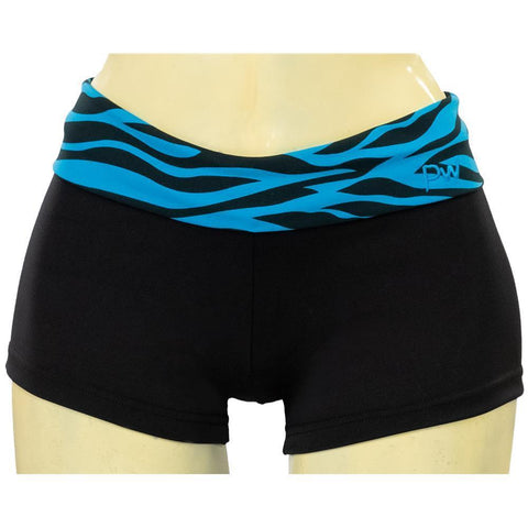 Foldover Hotpants Zebra Child