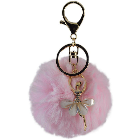 Keyring Pom Pom Ballerina