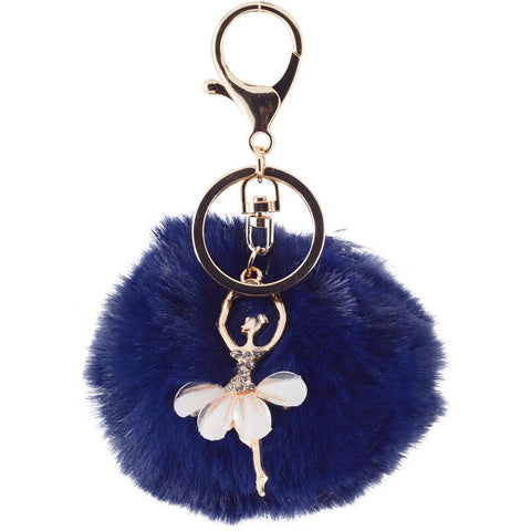 Keyring Pom Pom Ballerina