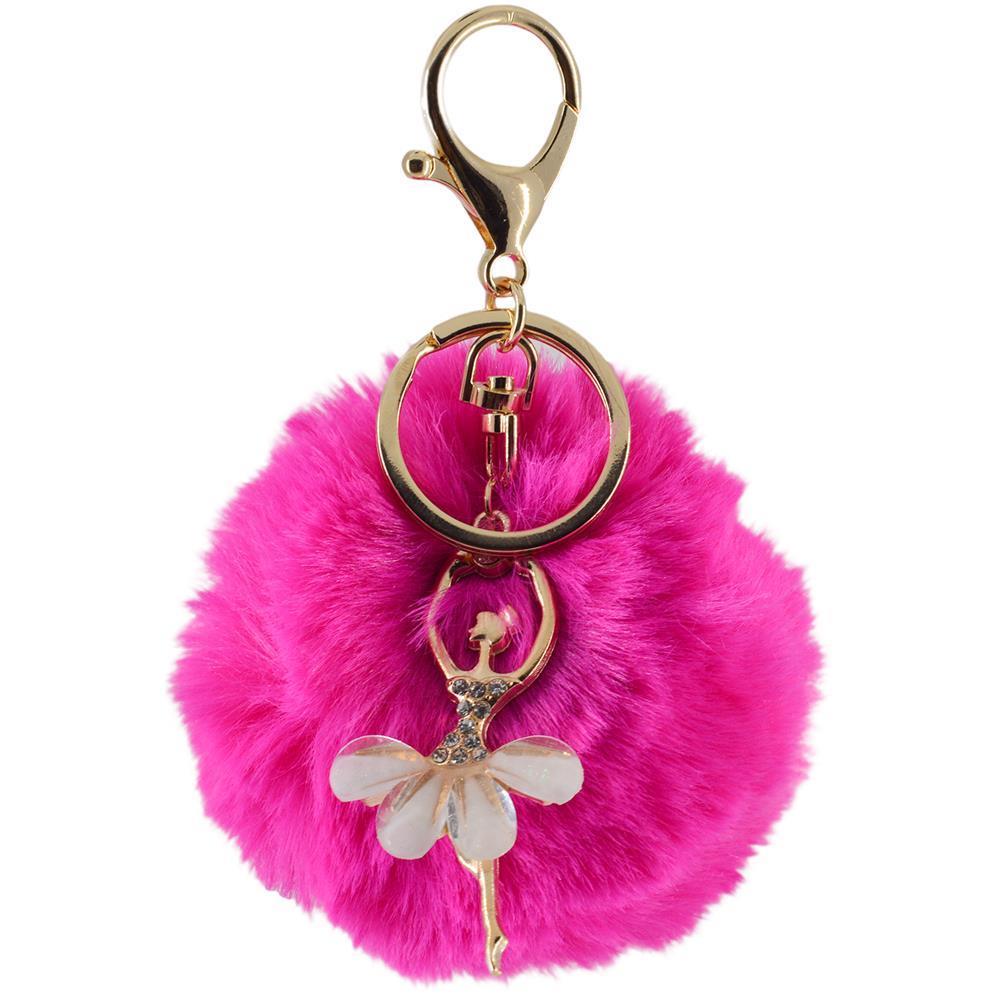 Keyring Pom Pom Ballerina