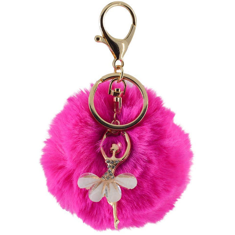 Keyring Pom Pom Ballerina