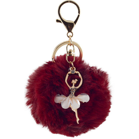 Keyring Pom Pom Ballerina