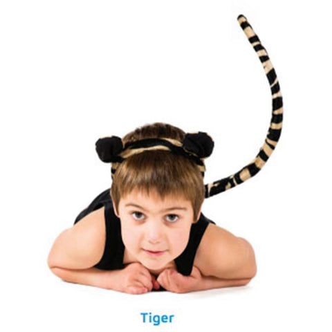 Tiger Head & Tail Set Child